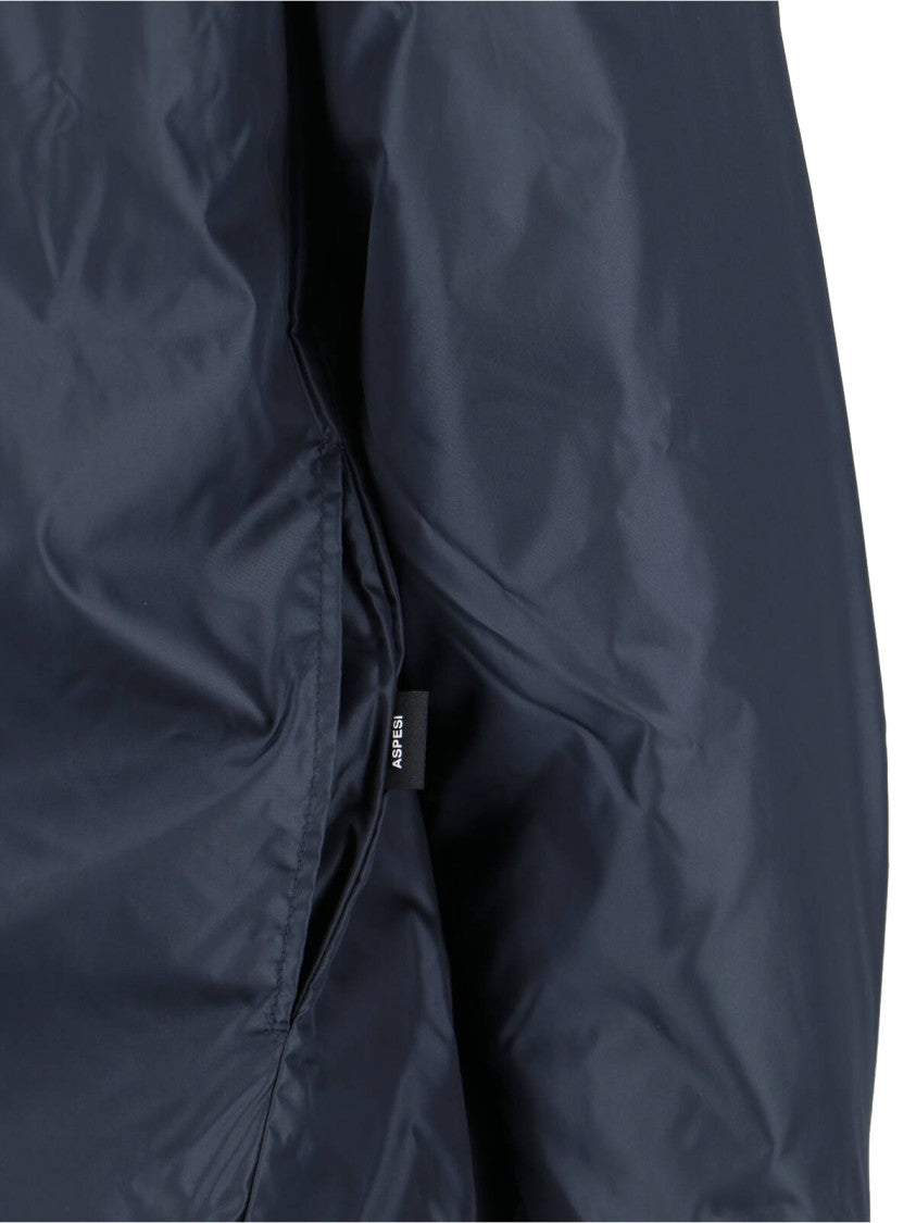 Aspesi Tailored Fit Button-Down Shirt With Pointed Collar