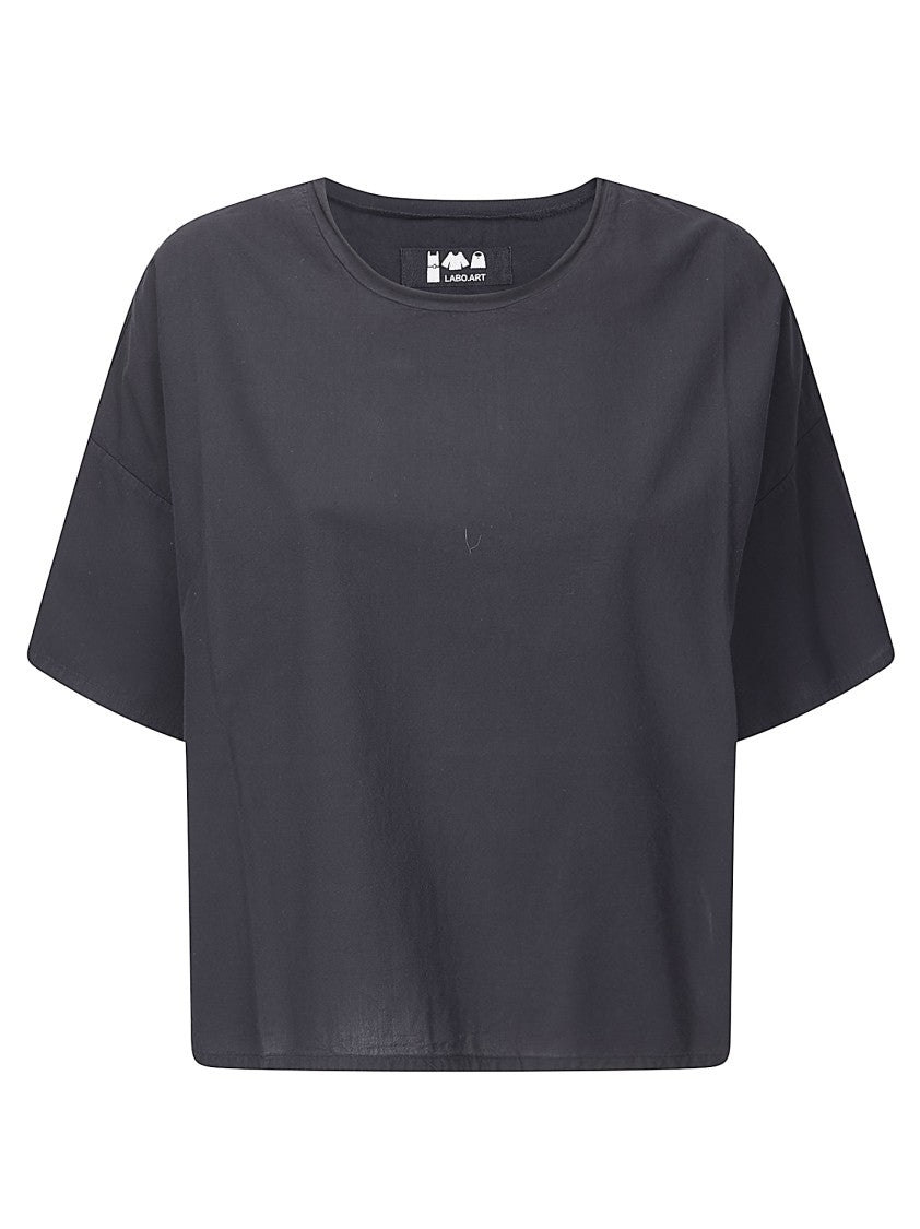 Labo.Art Frida Cropped Crepe Top