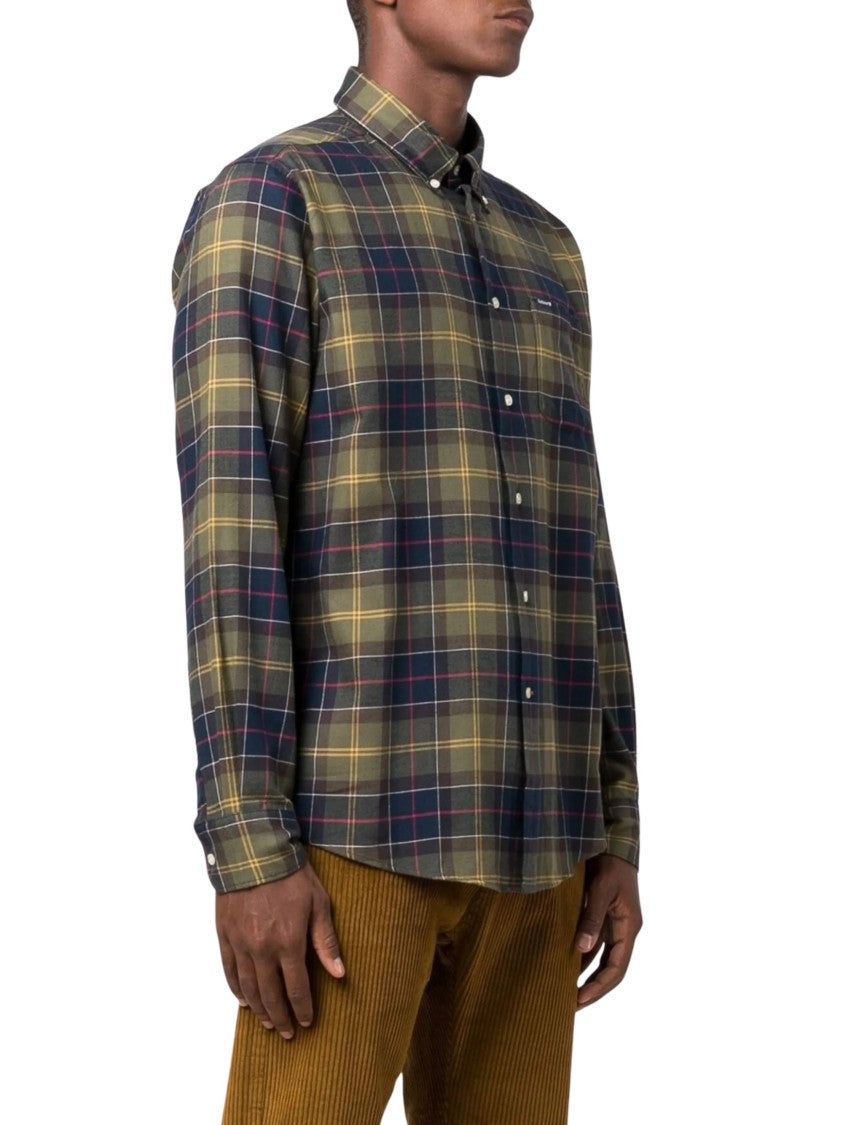 Barbour Fortrose Tartan-Pattern Button-Down Shirt With Relaxed Fit