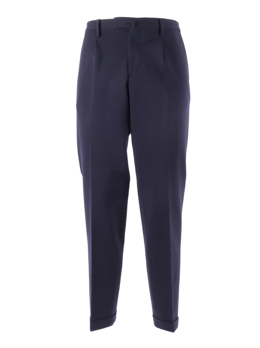 Briglia Tailored Slim-Fit Pants With Tapered Leg