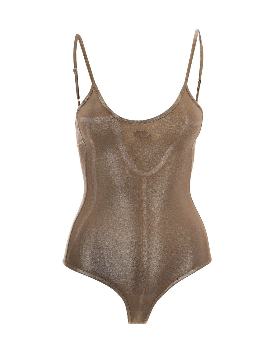 Diesel Sandy Beige Imyny Sprayed Mylar Bodysuit