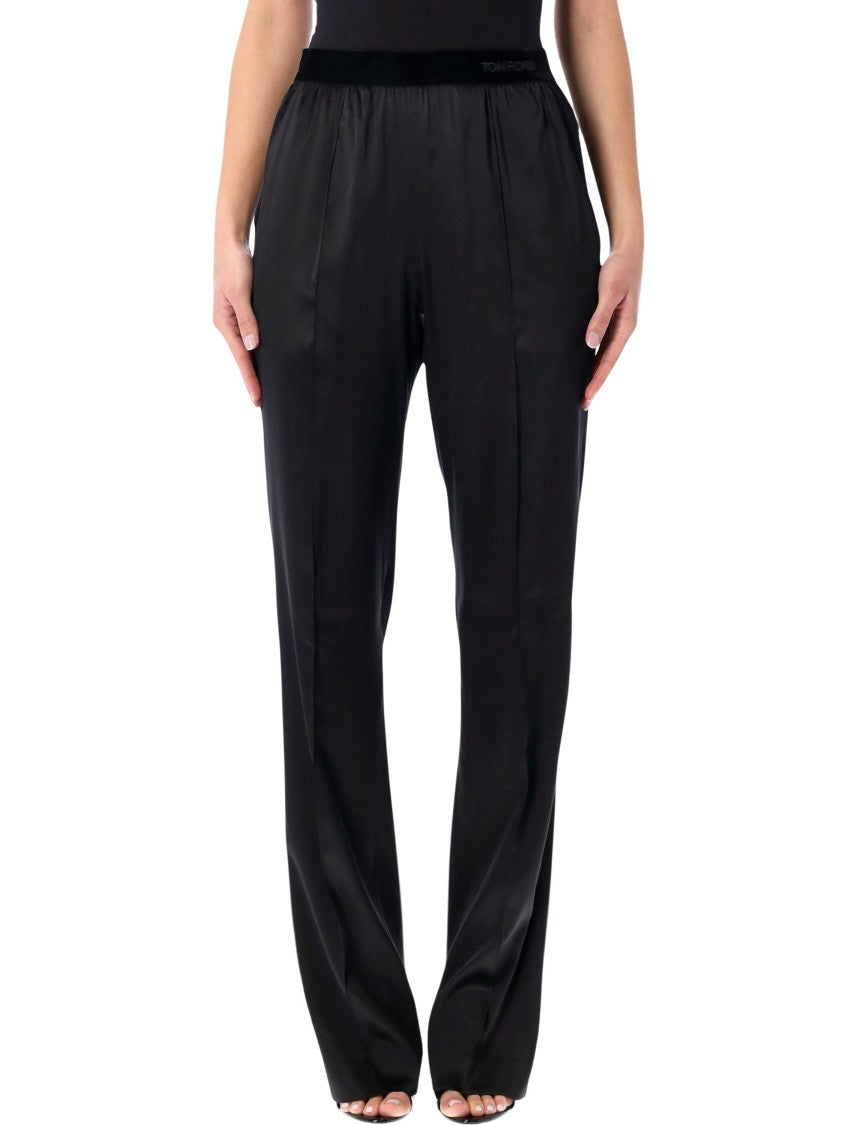 Tom Ford Pj Stretch Silk Satin Pants