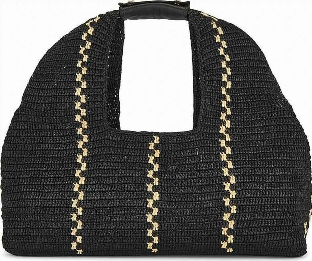 Helen Kaminski Woven Raffia Shoulder Bag