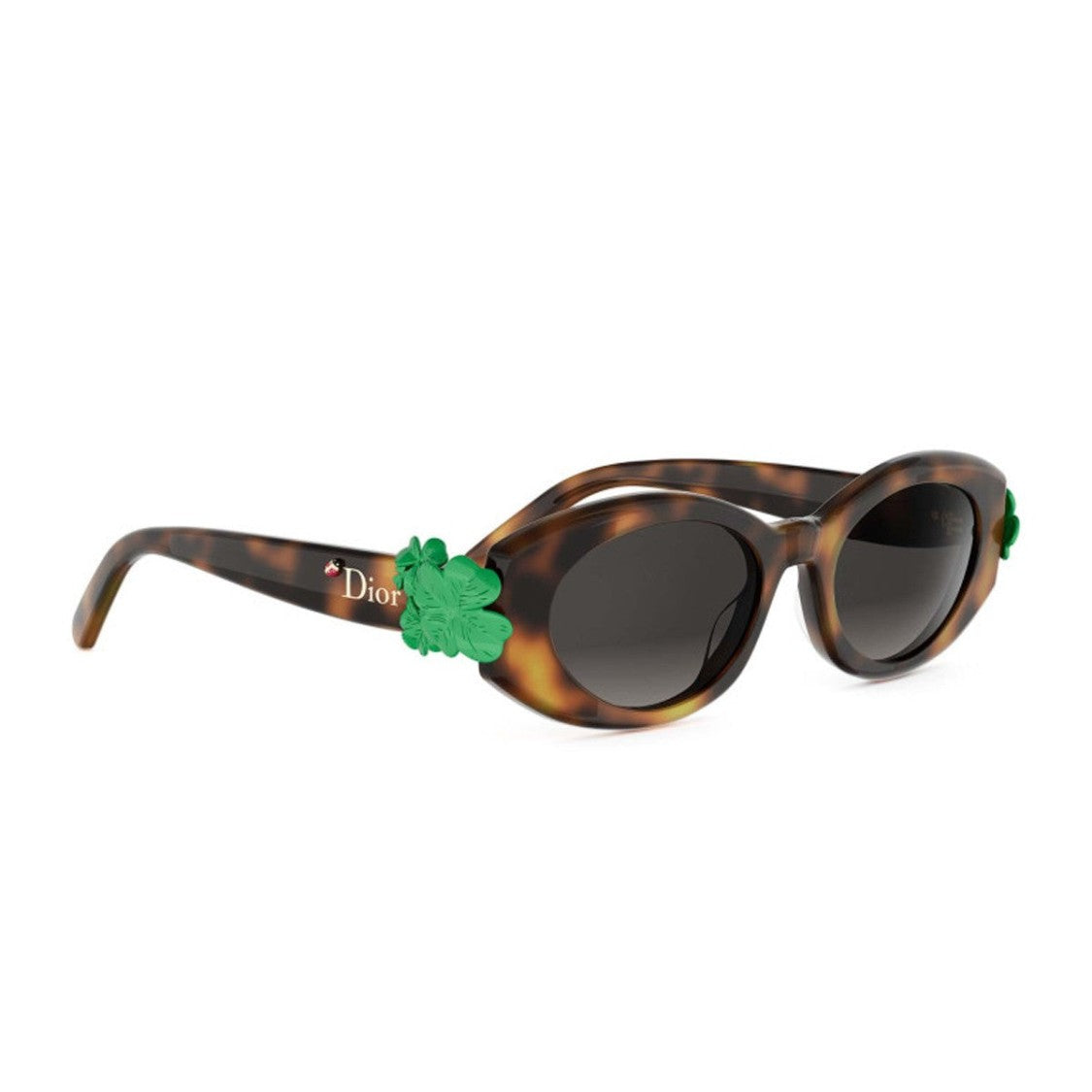 Dior Havana Diorclover Acetate Oval Sunglasses