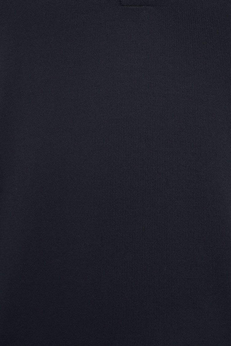 Kangra Knit Polo With Refined Collar And Button Closure