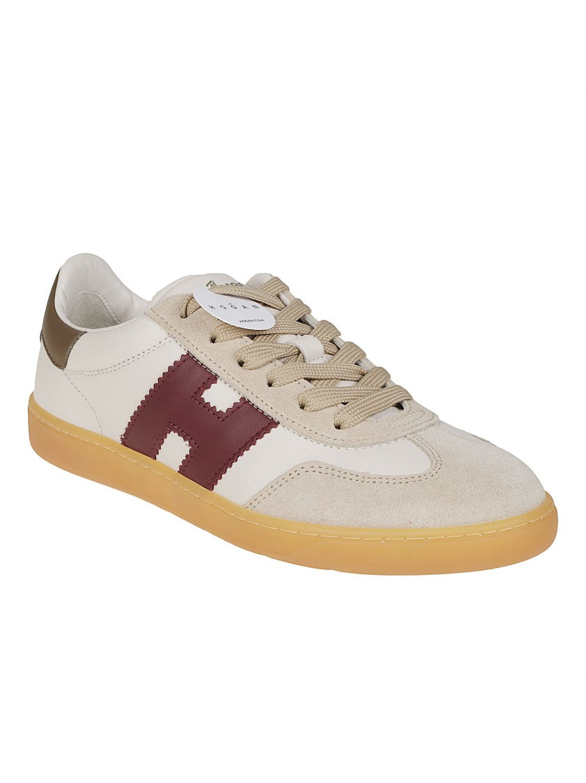 Hogan Olive Cool Leather Sneakers
