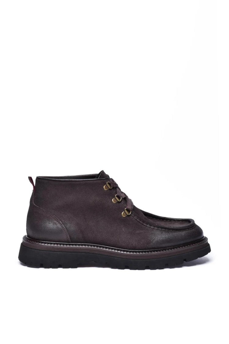 Corvari Suede Ankle Boot Brown - Brown