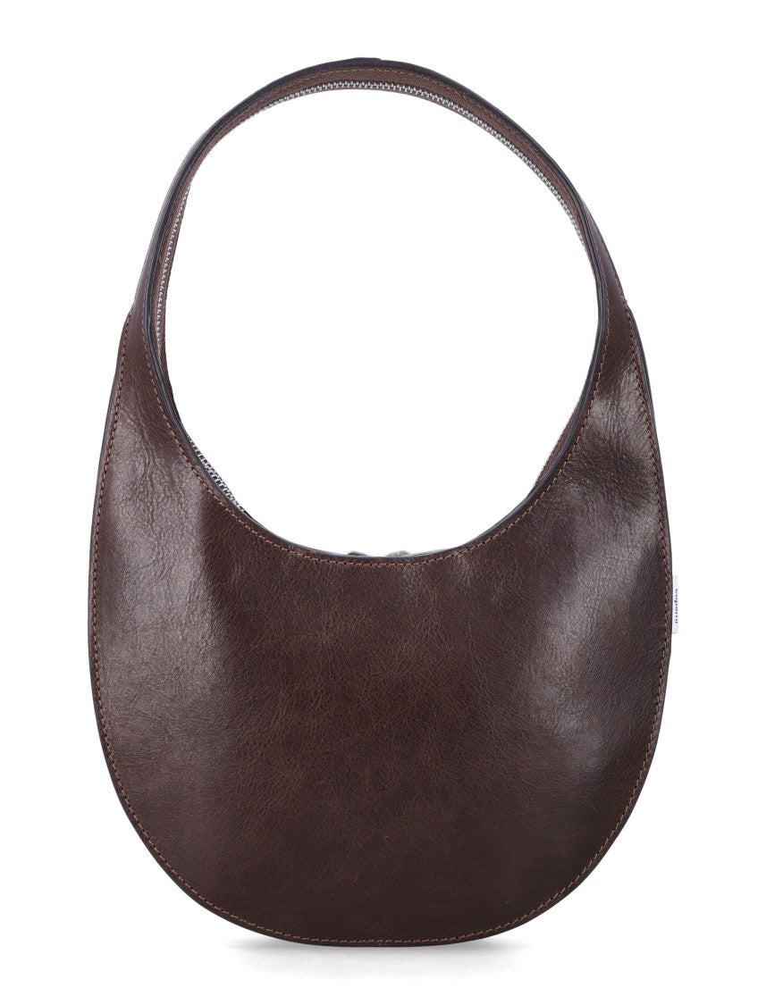 Coperni Crescent-Shaped Small Handbag With Polished Finish