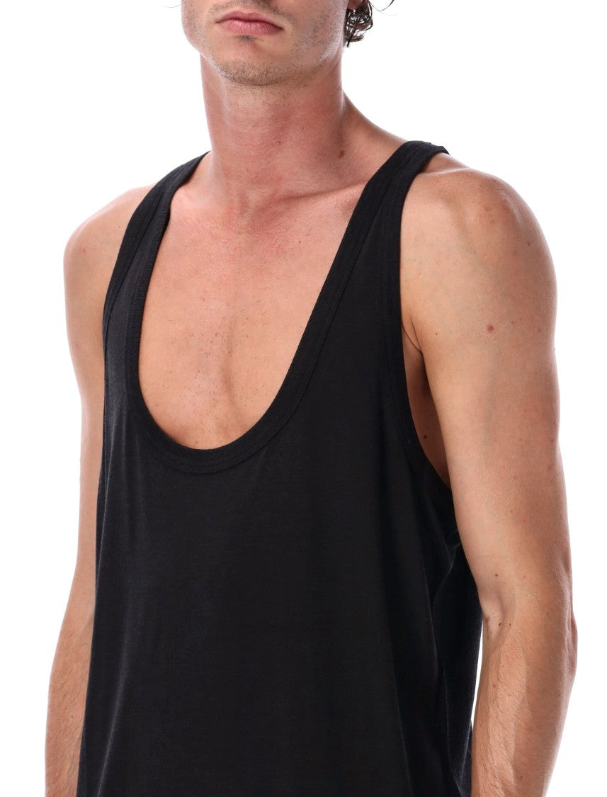Rick Owens Pony Tank Wool And Silk