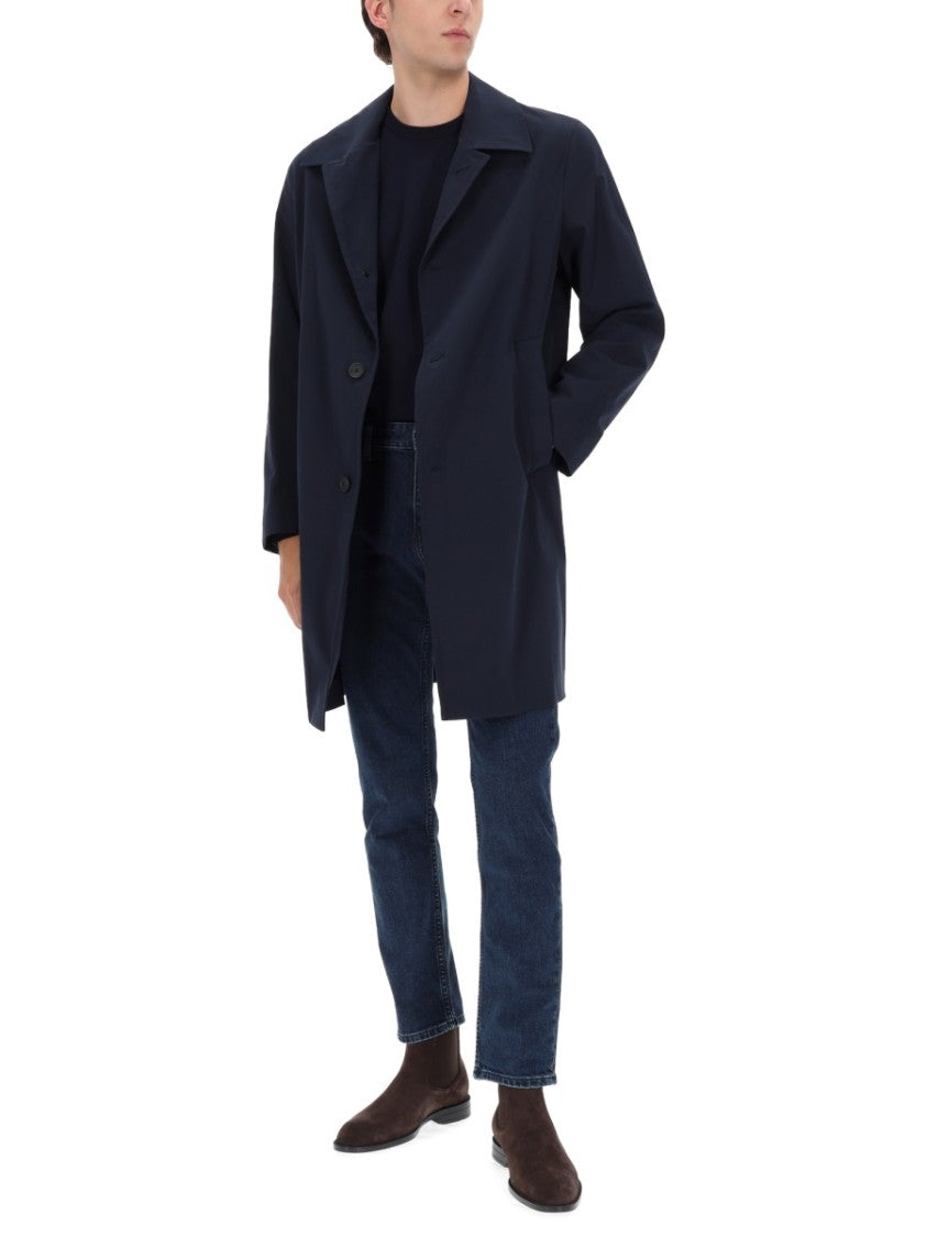 Boss Black Cotton-Blend C-Clark Mid-Length Coat