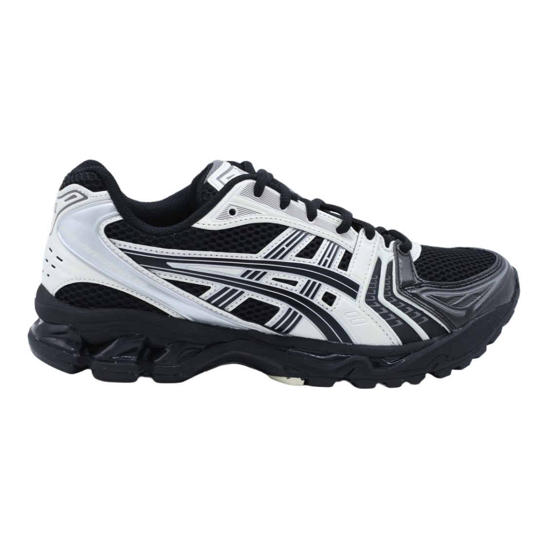Asics Dynamic Black Mesh Sneakers With Sculpted Heel