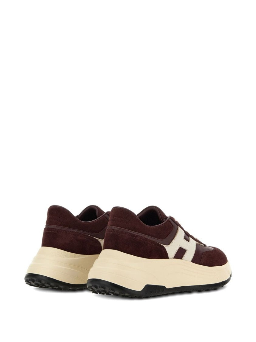 Hogan Suede And Leather Sneakers