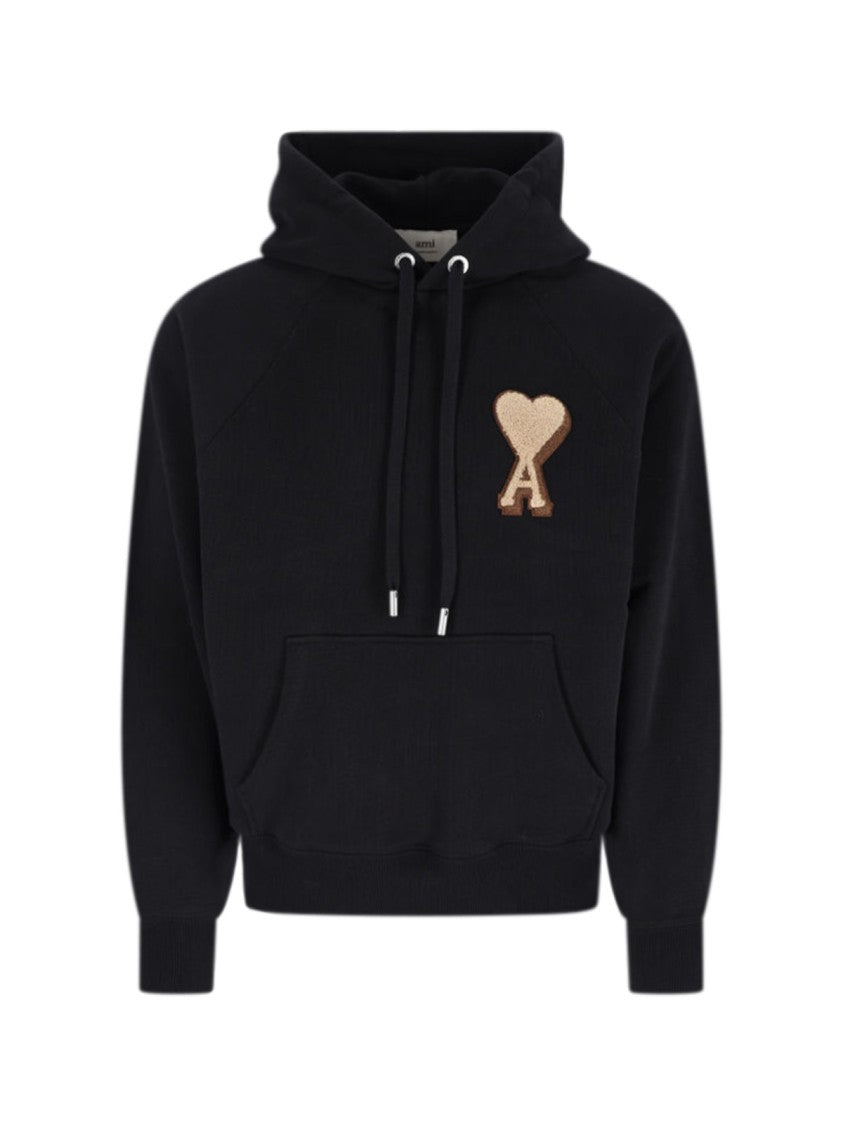Ami Ami De Coeur Hoodie – Black