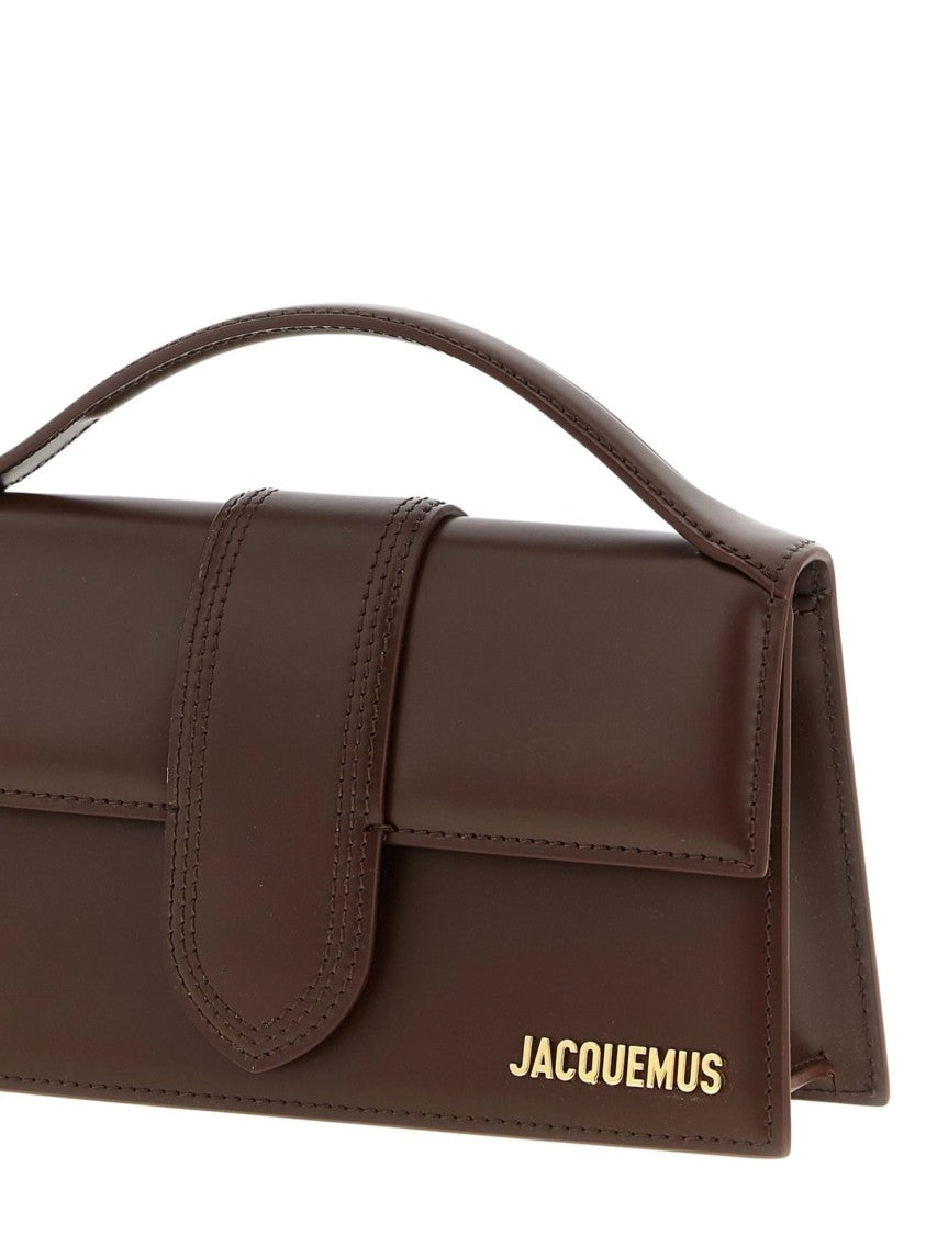 Jacquemus Rectangular Handbag With Structured Silhouette And Gold-Tone Accents