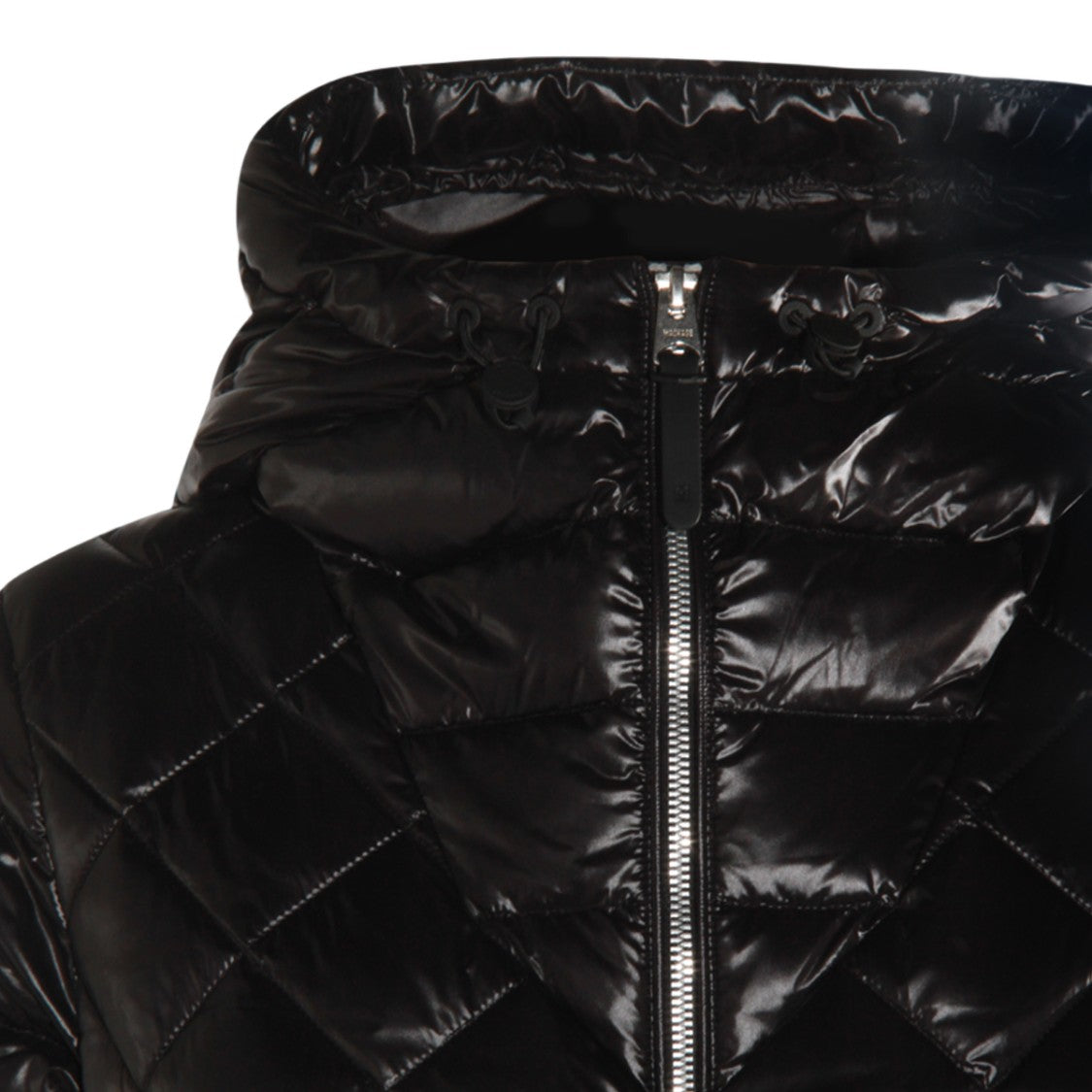 Mackage Glossy Quilted Down Coat With Fitted Silhouette