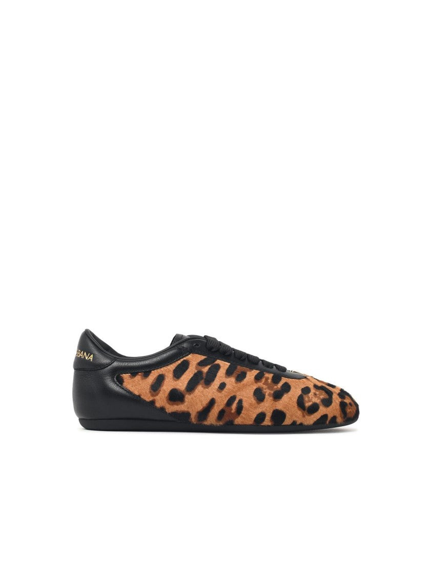 Dolce & Gabbana 'Contemporary' Leopard Pony Leather Sneakers