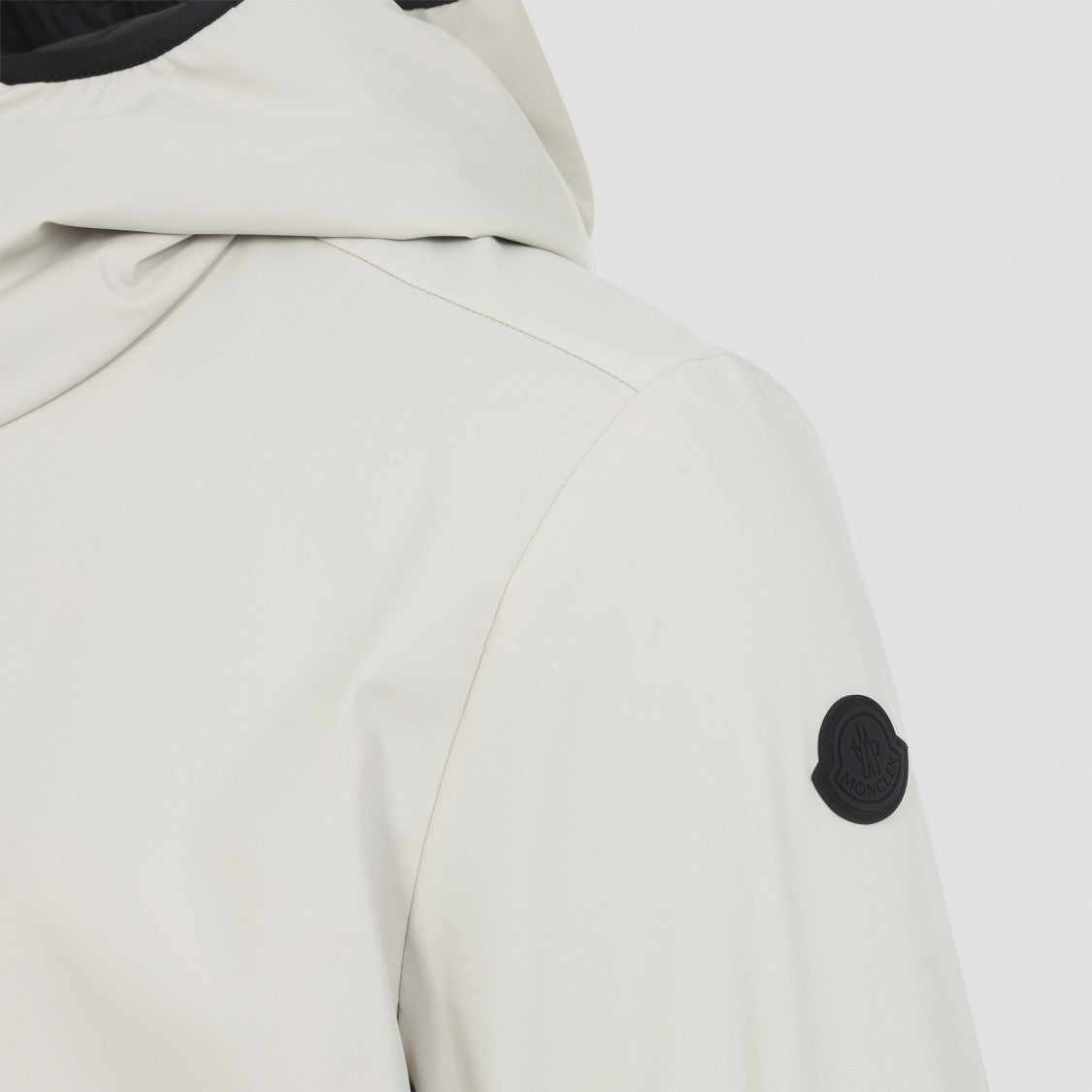 Moncler Down-Filled Light Grey Soft-Shell Altair Jacket