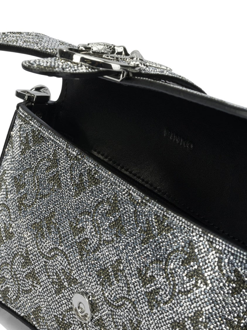Pinko Leather Crossbody Bag