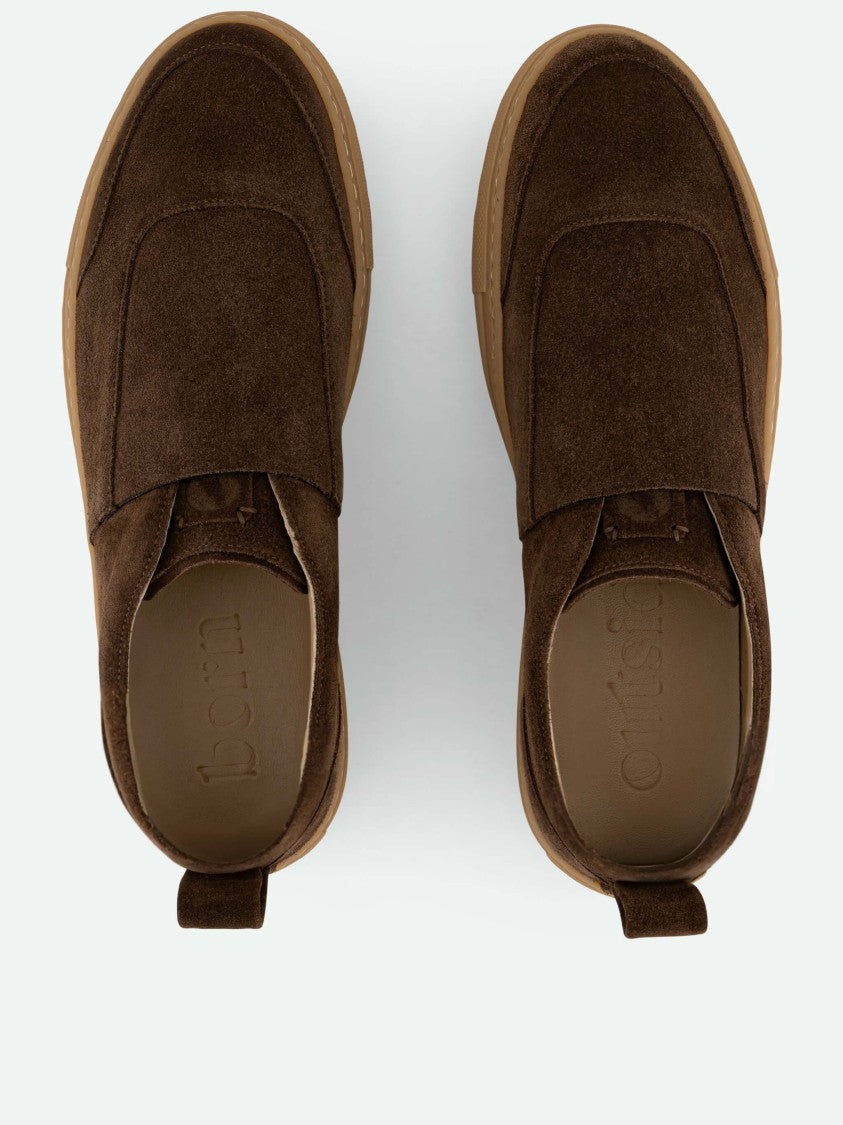 Born Outside Slip-On Sneakers With Smooth Suede-Like Texture