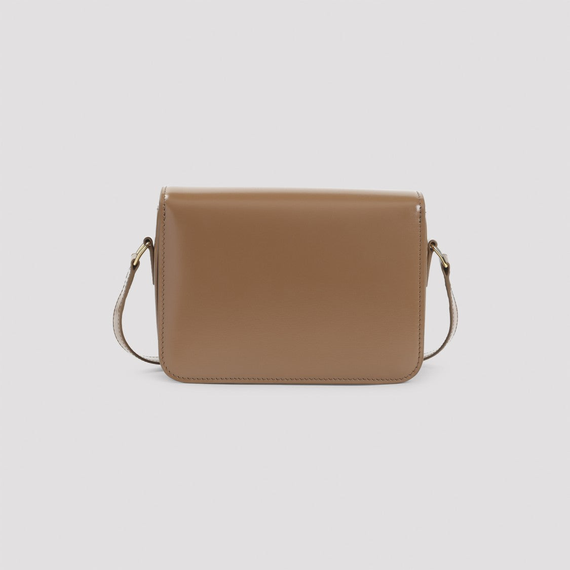 Celine Shoulder Bag With Logo-Shaped Buckle