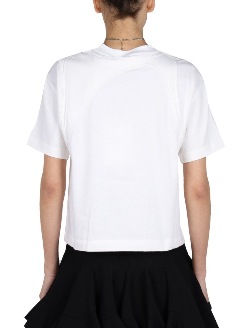 Alexander Mcqueen White Crewneck T-Shirt