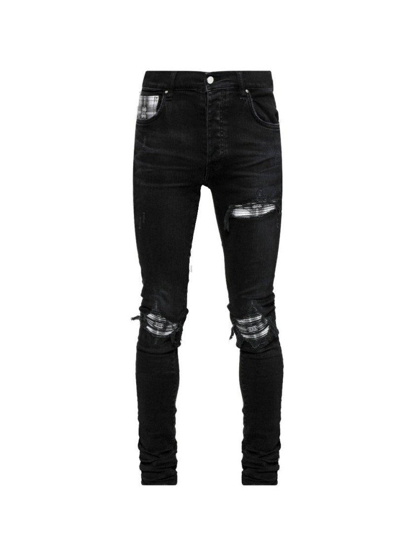 Amiri Quad Plaid Mx1 Jean Vintage Black