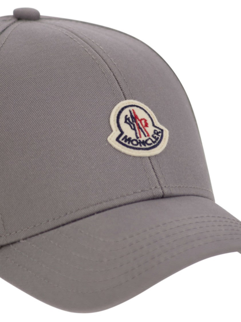 Moncler Cotton Gabardine Baseball Cap