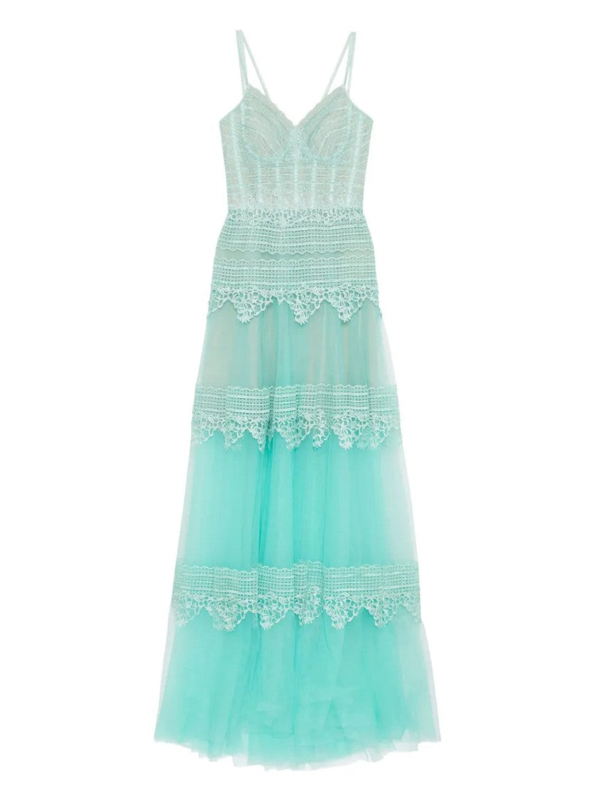 Saiid Kobeisy Lace Long Dress