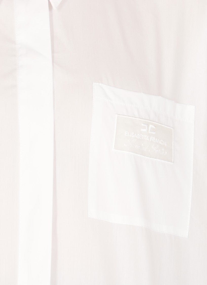Elisabetta Franchi White Cotton Shirt