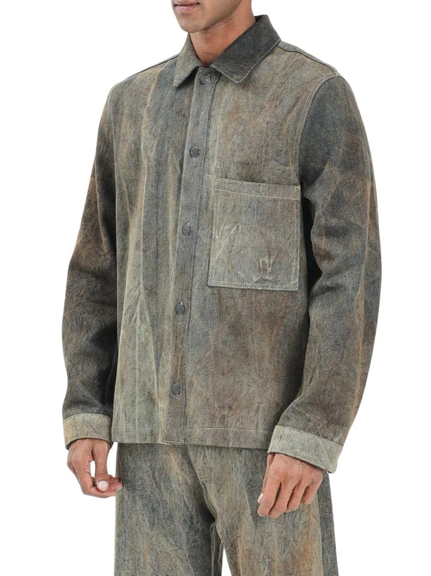 I M Brian Cotton Denim Shirt