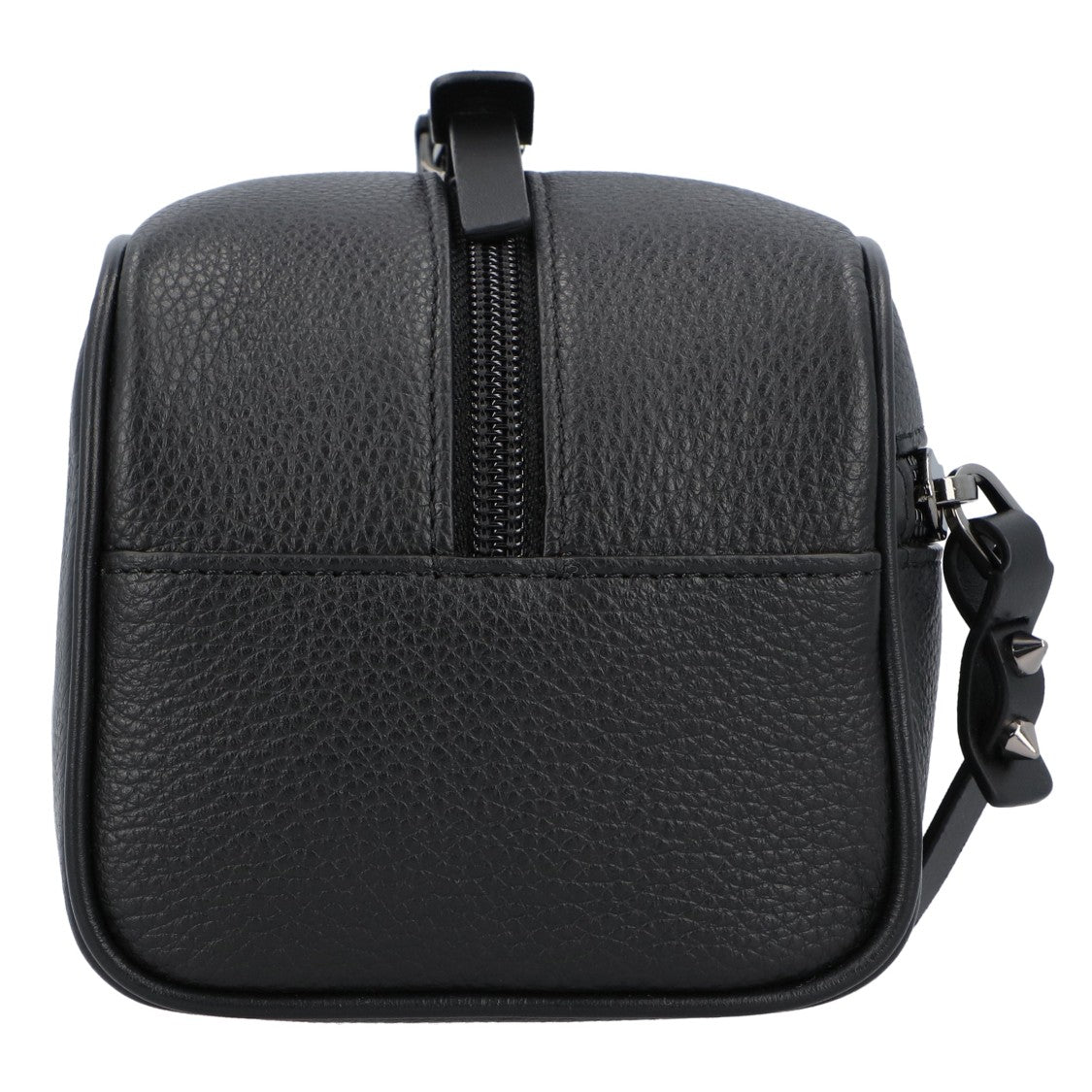 Christian Louboutin Structured Black Calfskin Blaster Travel Case With Signature Strap