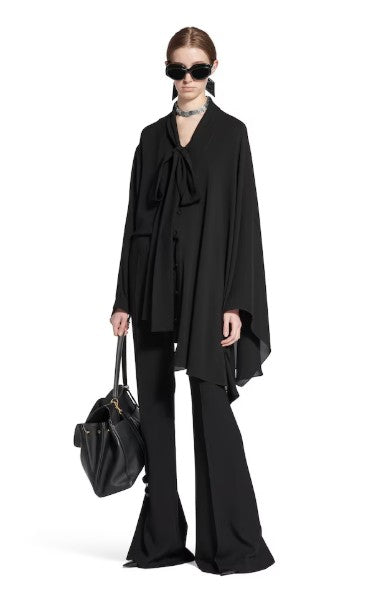 Balenciaga Flowing Black Shirt