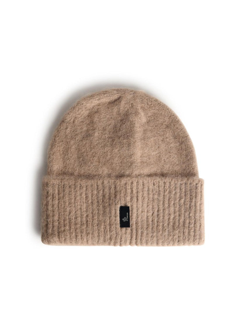 Moncler Grenoble Beige Alpaca And Wool Tricot Beanie