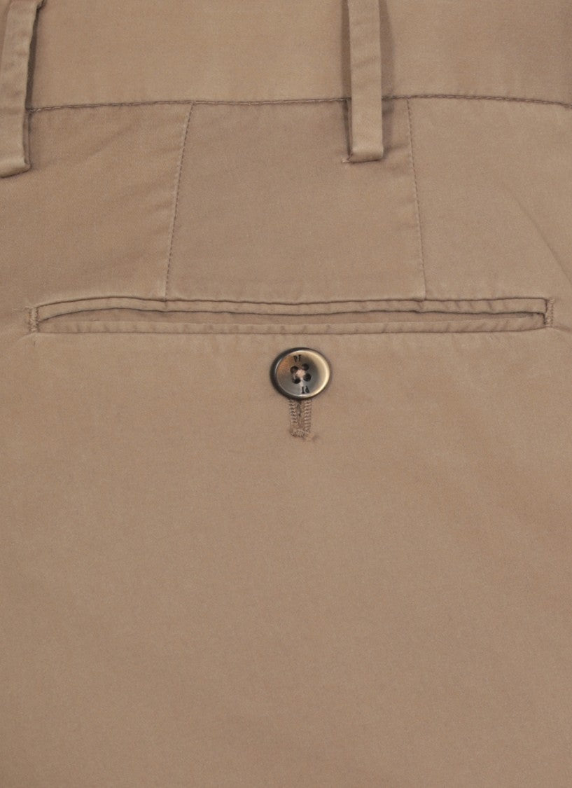 Pt Torino Brown Cotton Trousers