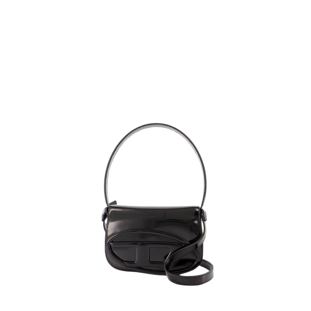 Diesel 1Dr Shoulder Bag - Leather - Black