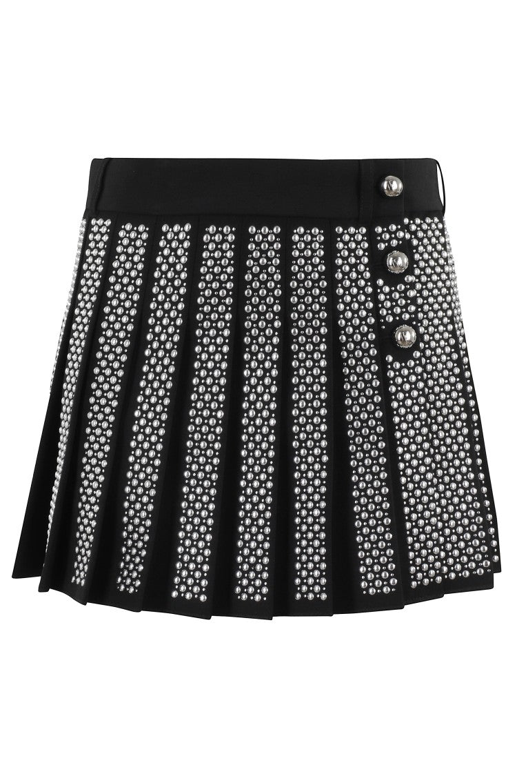 Rabanne Fitted Mini Skirt With Side Button Closure