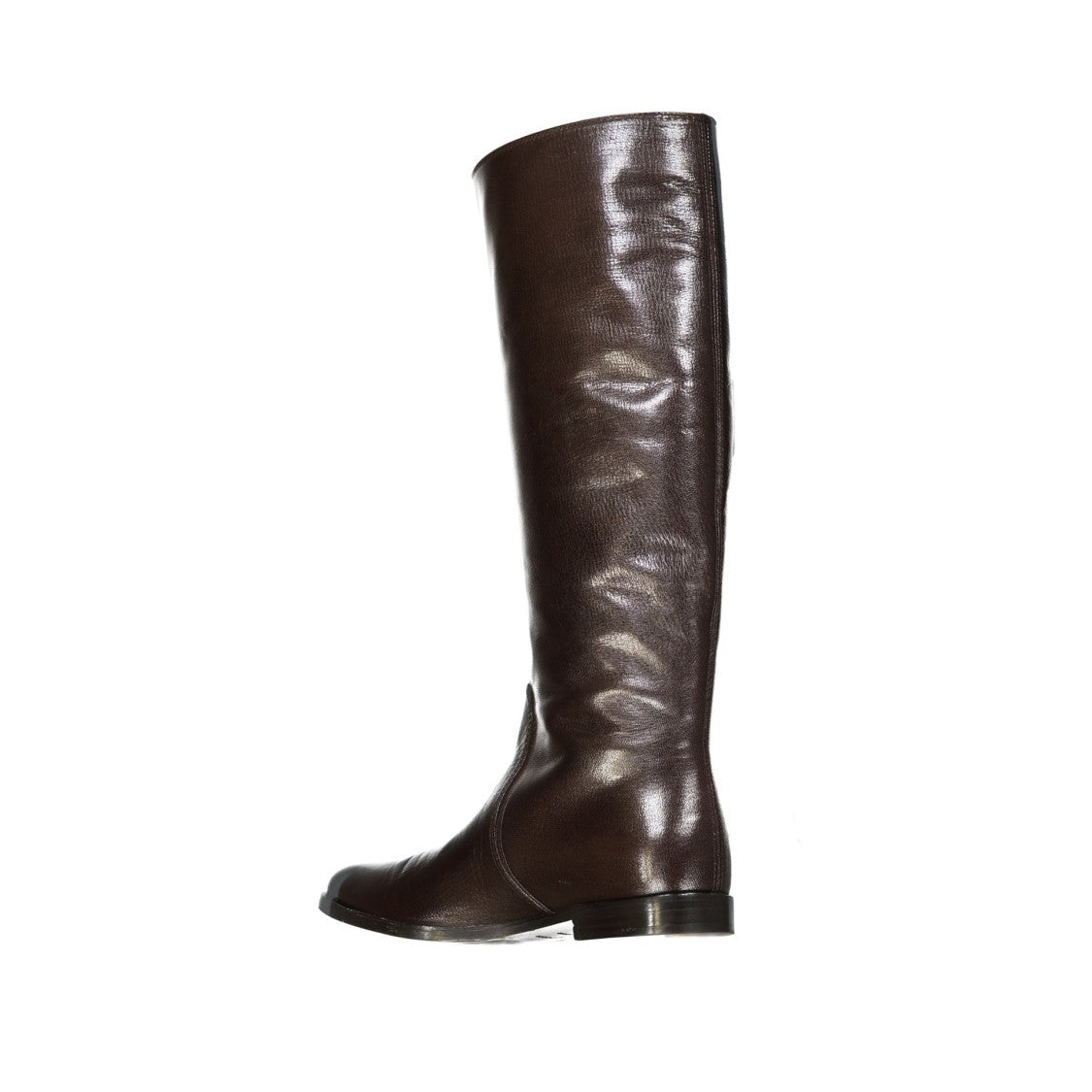 Sergio Rossi Leather Boots With Minimalistic Design