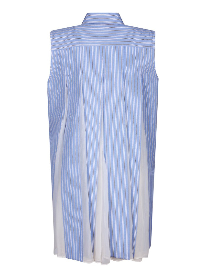 Sacai Multicolor Cotton Sleeveless Dress