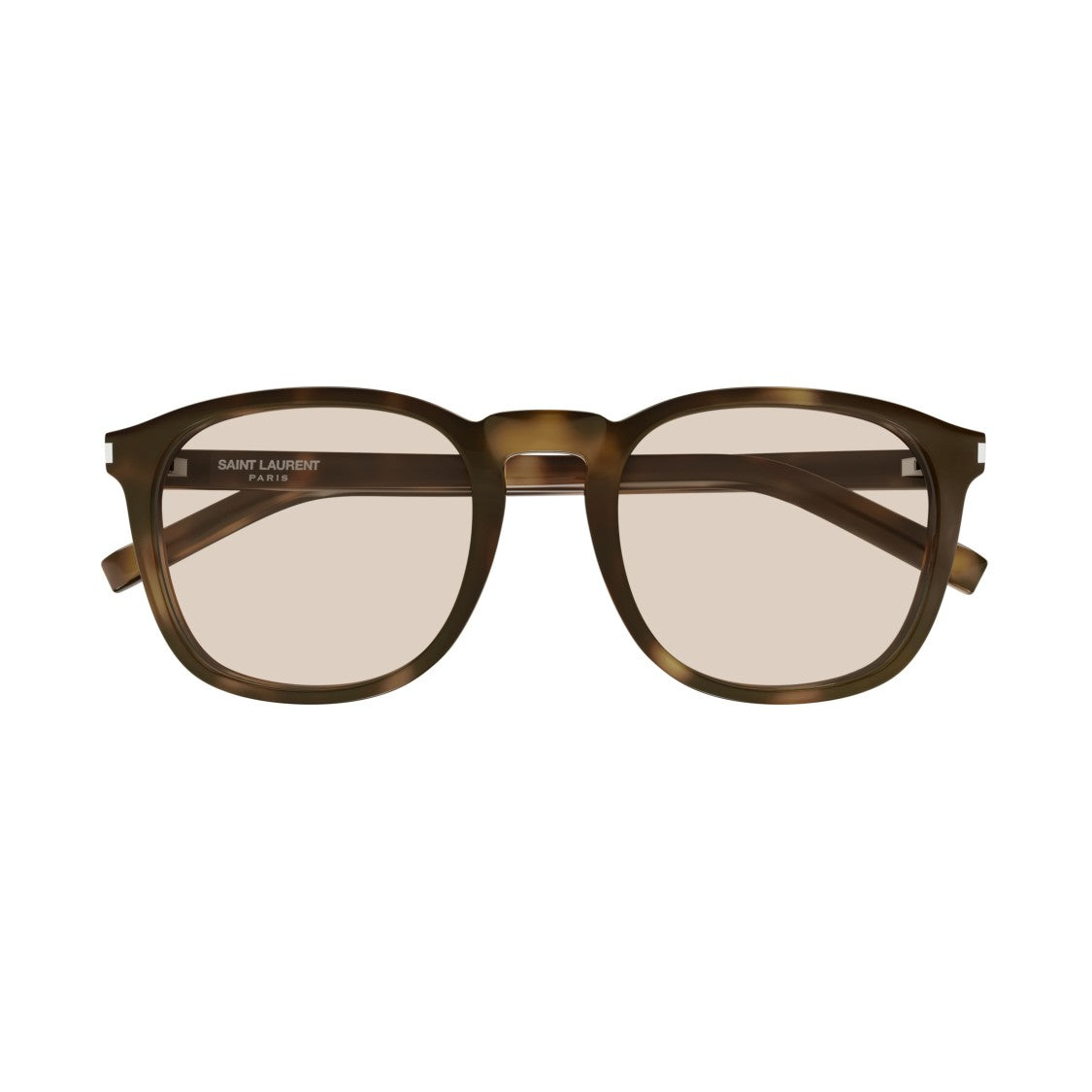 Saint Laurent Sl 818 Tortoiseshell Square Frame Eyeglasses