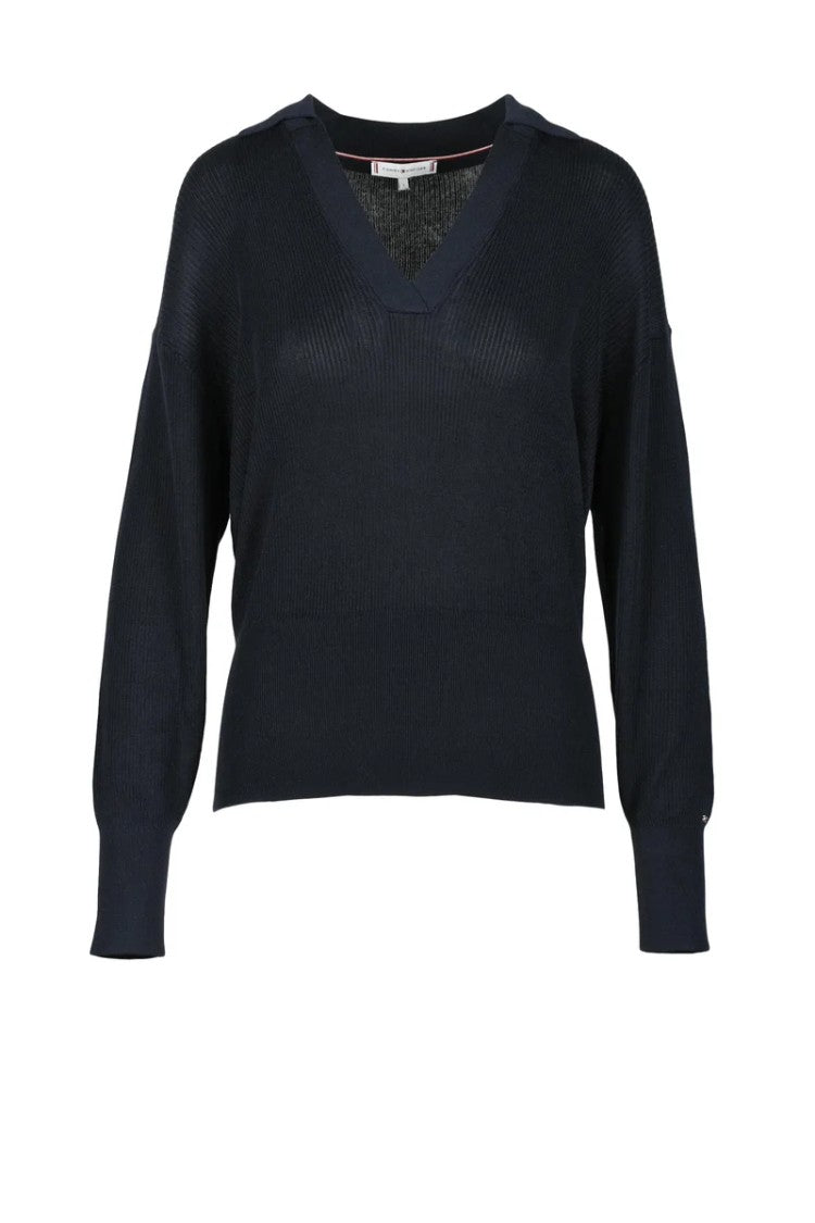Tommy Hilfiger Navy Blue Women's Knit Sweater