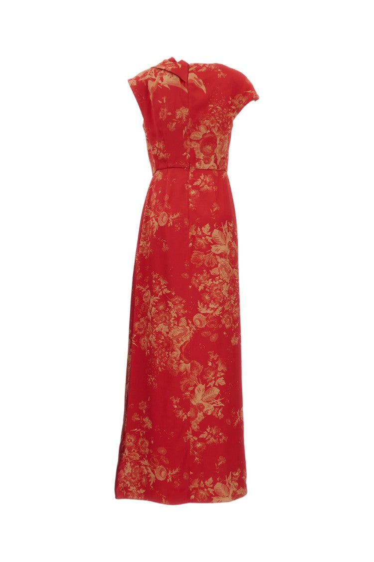 Erdem Draped Duchess Dress