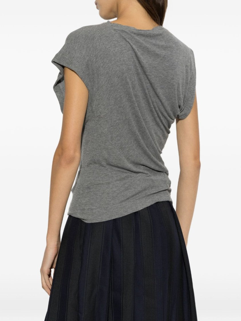 Vivienne Westwood Fitted Ribbed Boat Neck Top