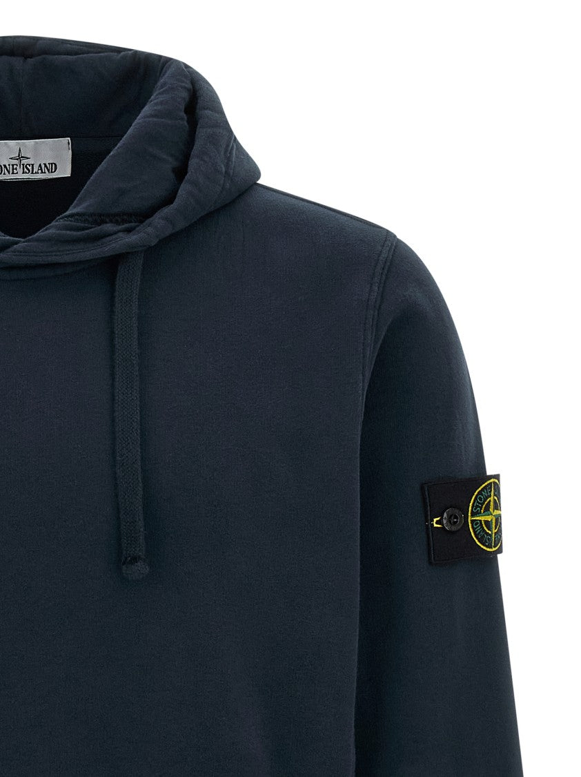 Stone Island Logo Badge Hoodie
