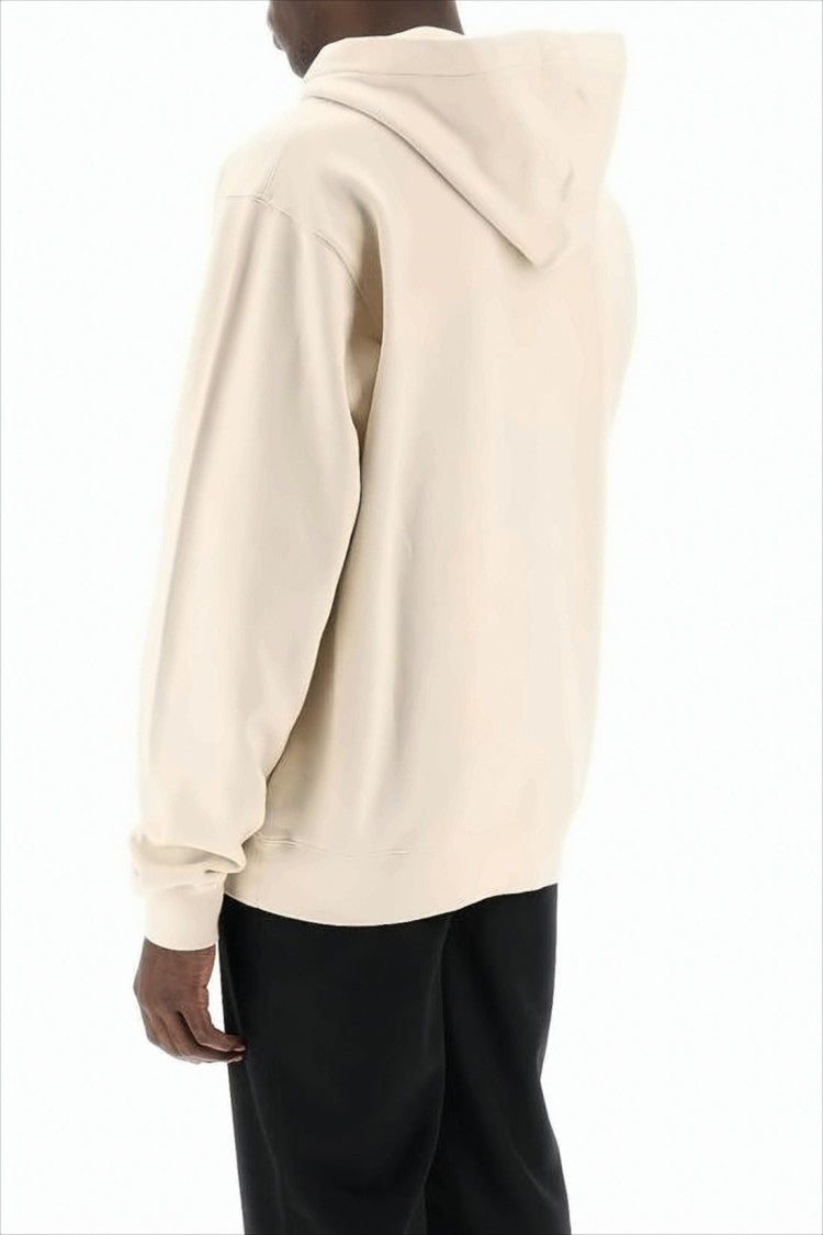 Jacquemus Relaxed Fit Cotton Hoodie With Subtle Branding
