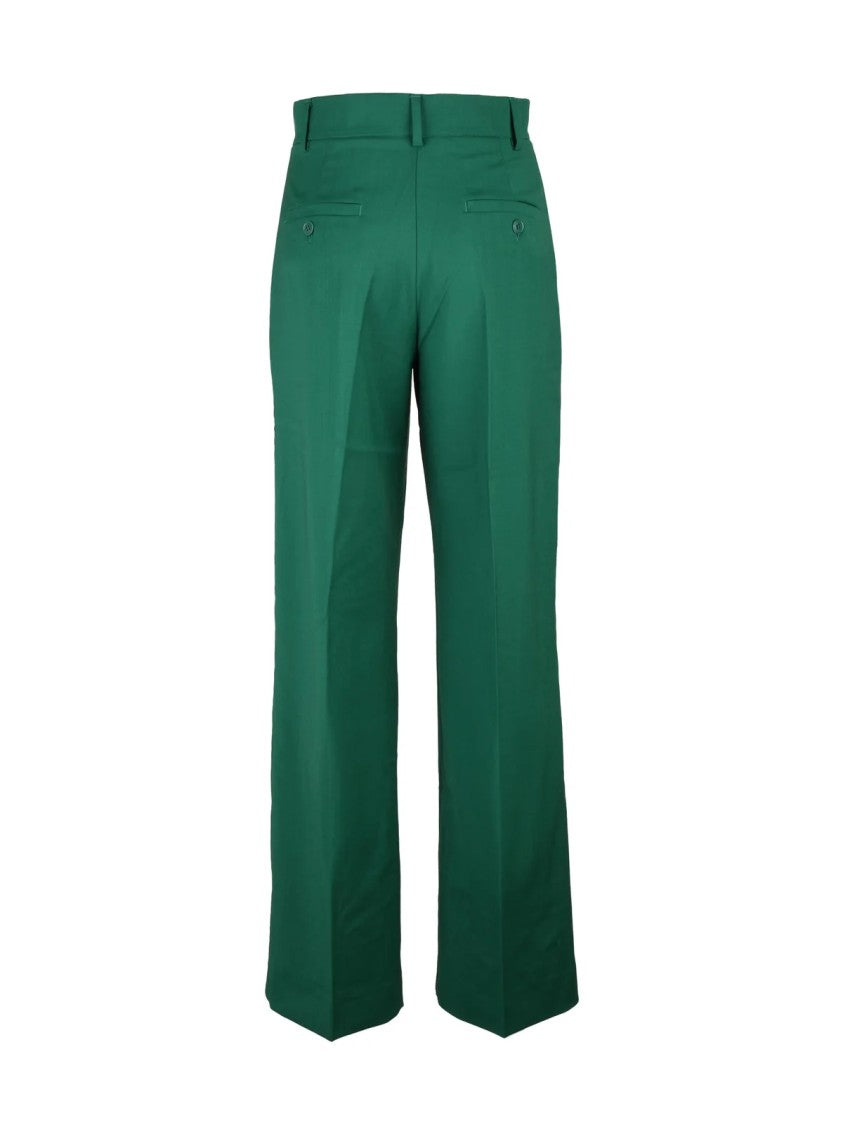 Max Mara Straight-Leg Trousers With High Waist And Concealed Fastening