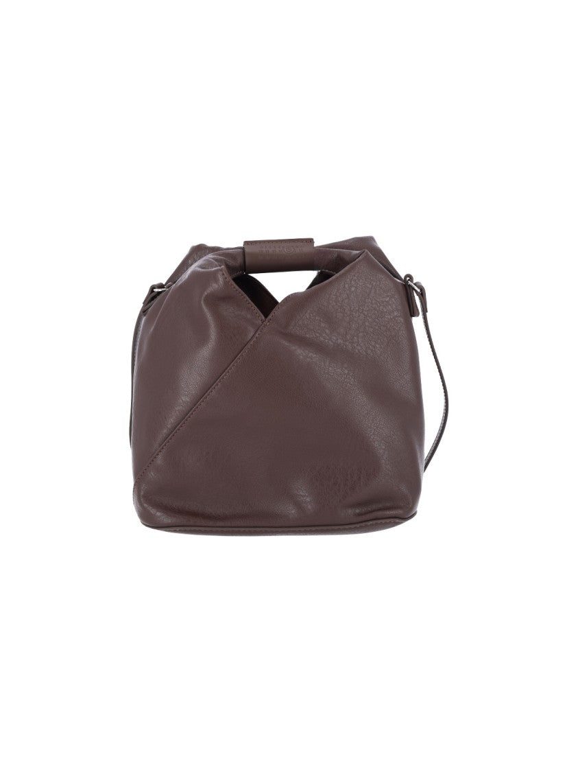 Mm6 By Maison Margiela Brown Japanese Vegan Leather Shoulder Bag