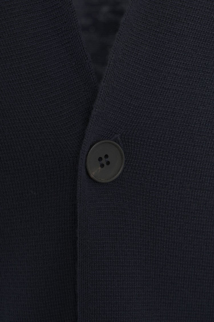 Gender Virgin Wool Cardigan