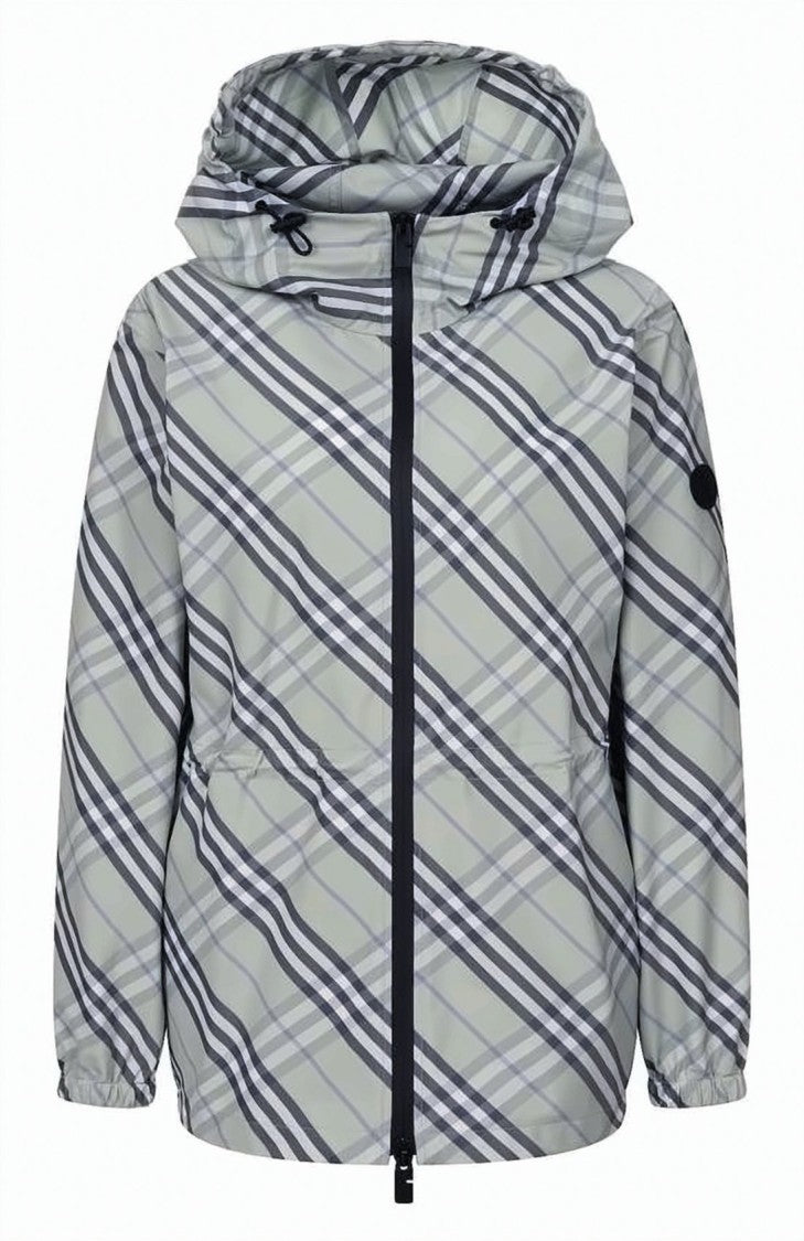 Burberry Lightweight Hooded Jacket With Adjustable Waist