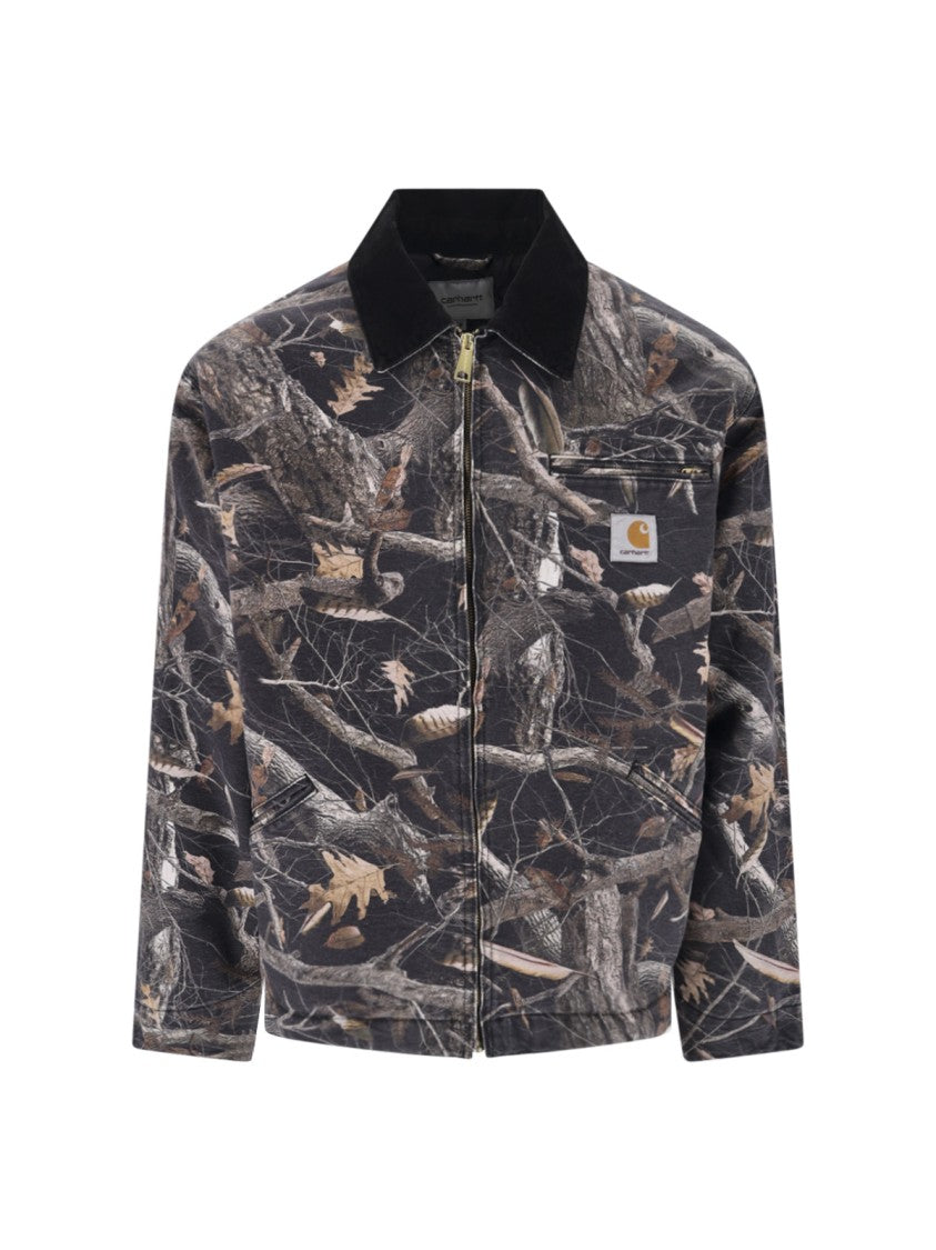 Carhartt Wip Camouflage Zip-Up Boxy Jacket