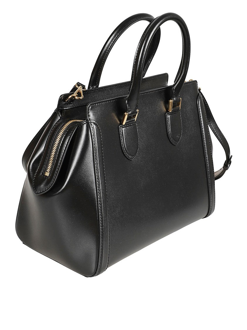 Alexander Mcqueen Large Calfskin Leather Birdee Bag